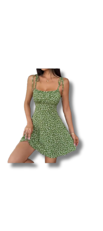 Short sleeve woman elegant dress